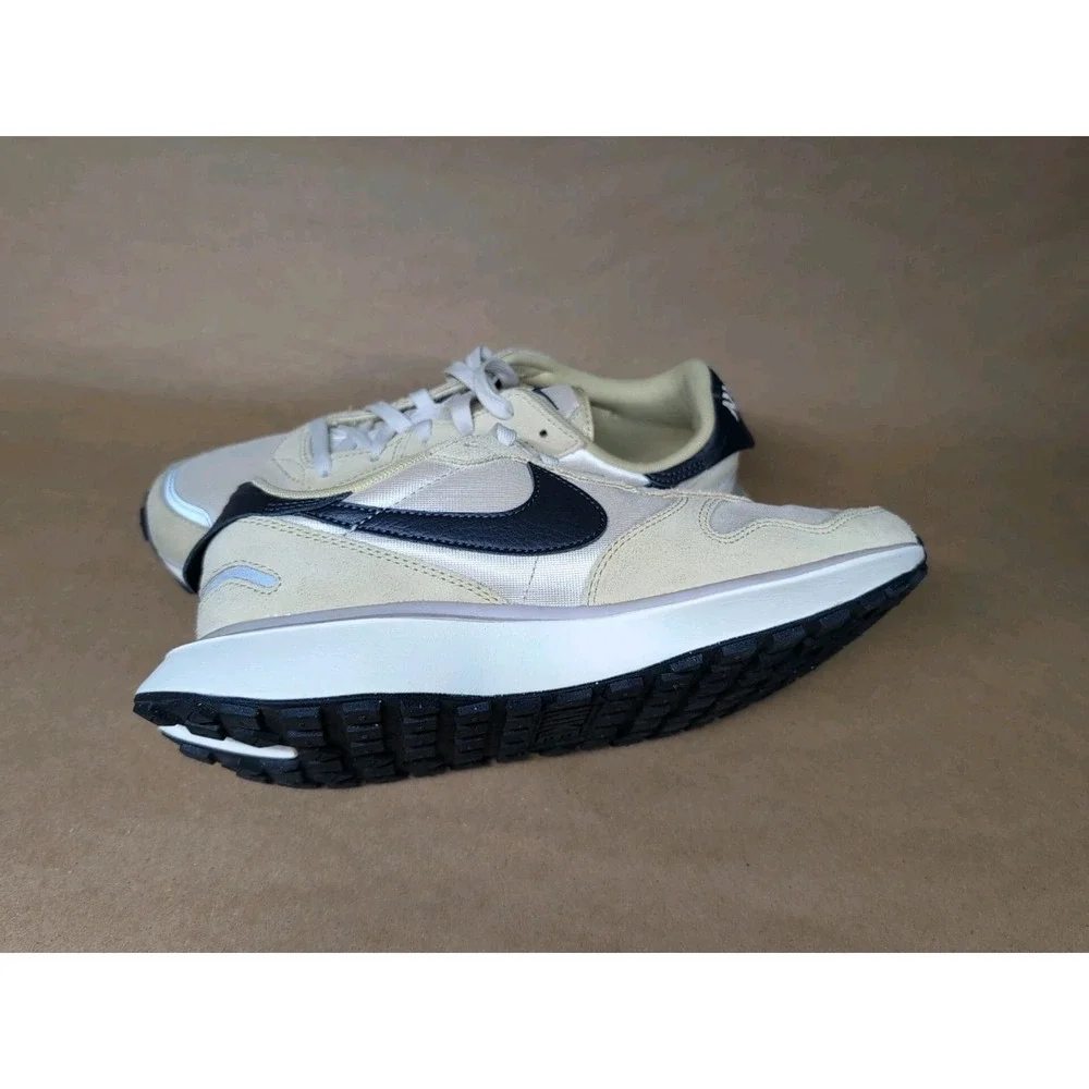 Nike Men's Size 8.5 Phoenix Waffle Light Orewood Brown Midnight‎ Navy FD2196-101